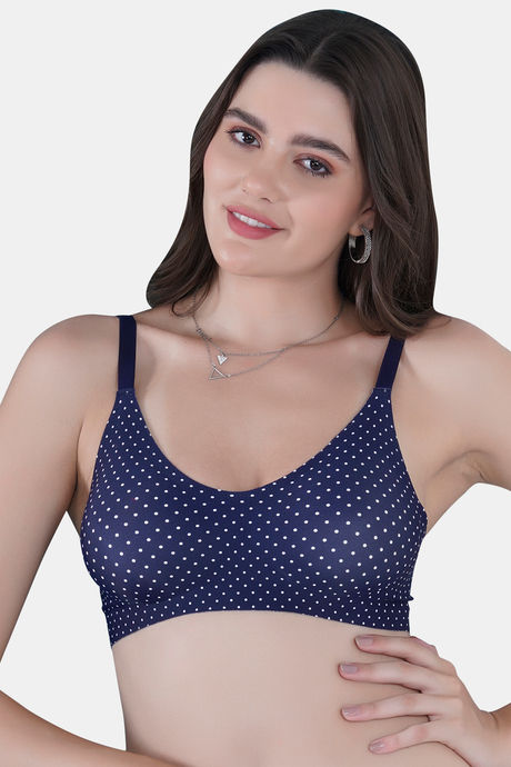 Tweens Padded Non-Wired Full Coverage Super Support Bra - Blue — image 4